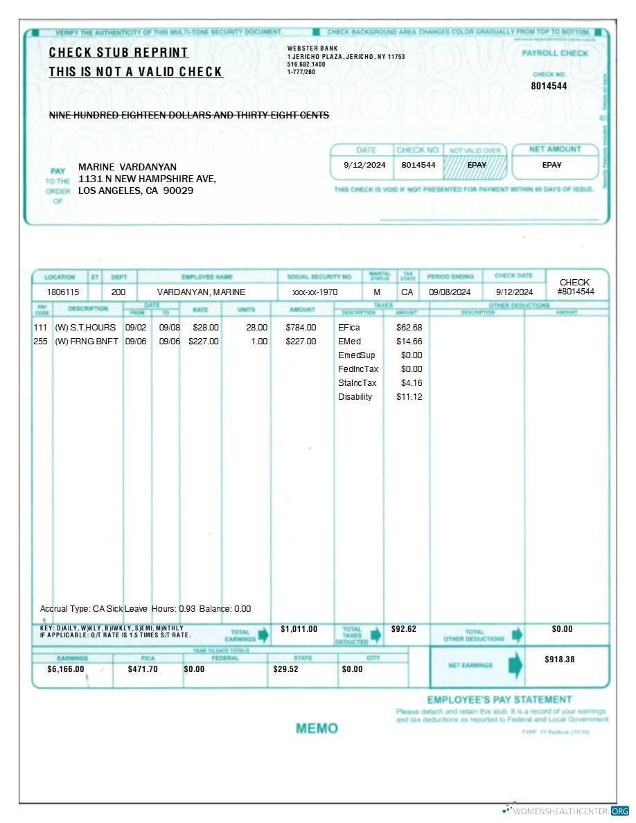 Download employee's pay statement template in Word and PDF formats.pdf, 1 Photoshop template